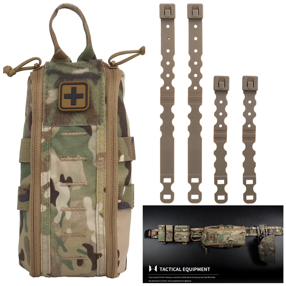 Edc Carry Belt - Camping First Aid Kit MOLLE Waist