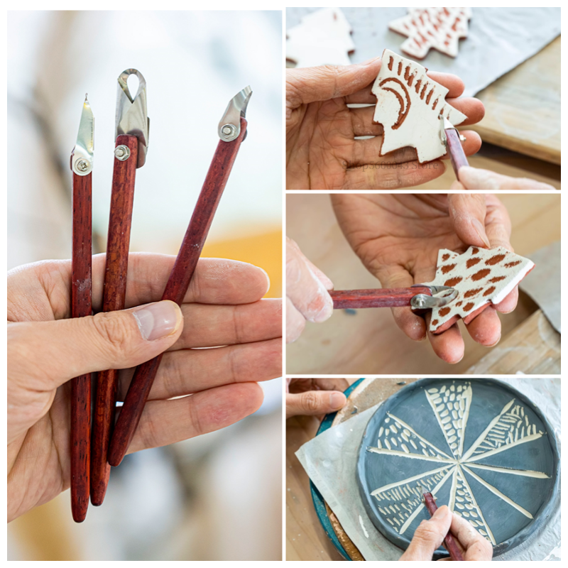 Pocket Knife Ceramic - New Pottery Tools Ring Carving Knife