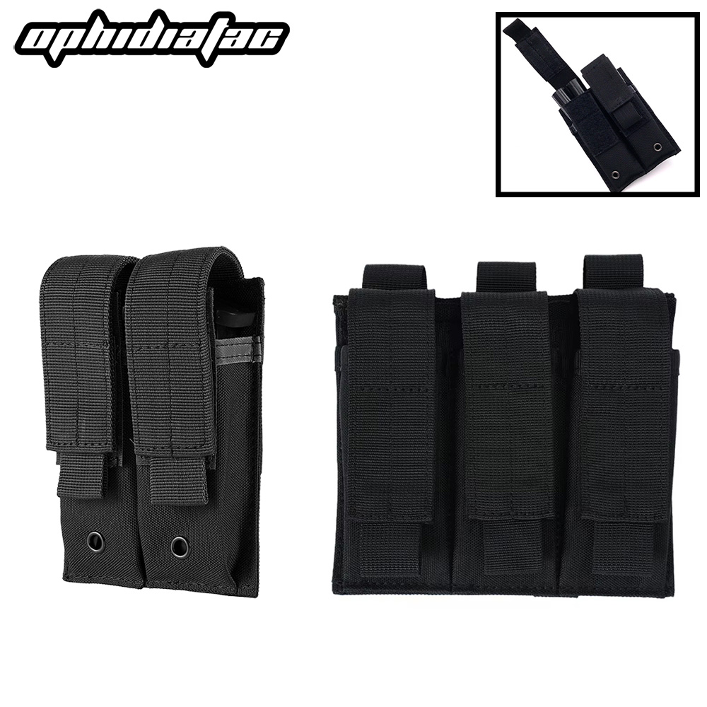 Edc Carry Belt - OPHIDIAN 9mm Magazine Pouch Single Double