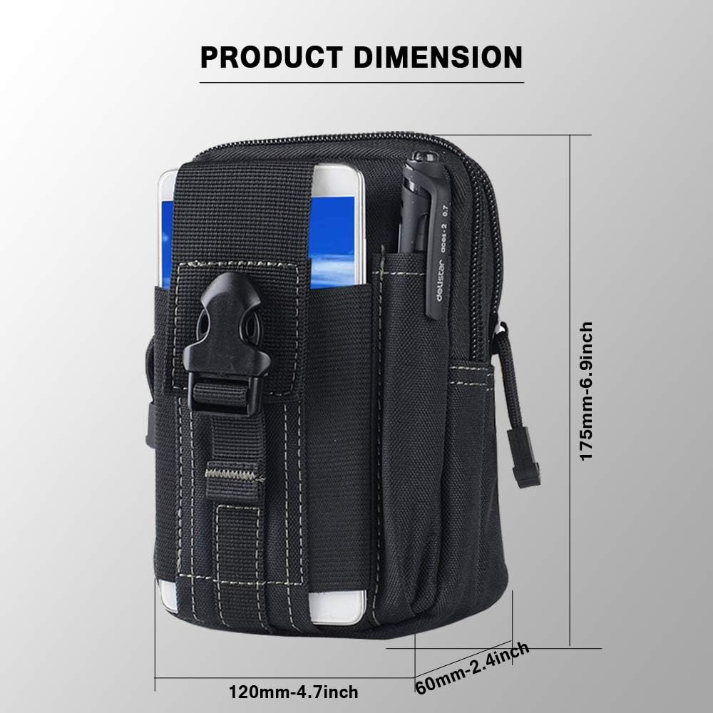 Tactical Molle Belt Pouch Mili - Edc Concealed Carry Belt avaliação e preço