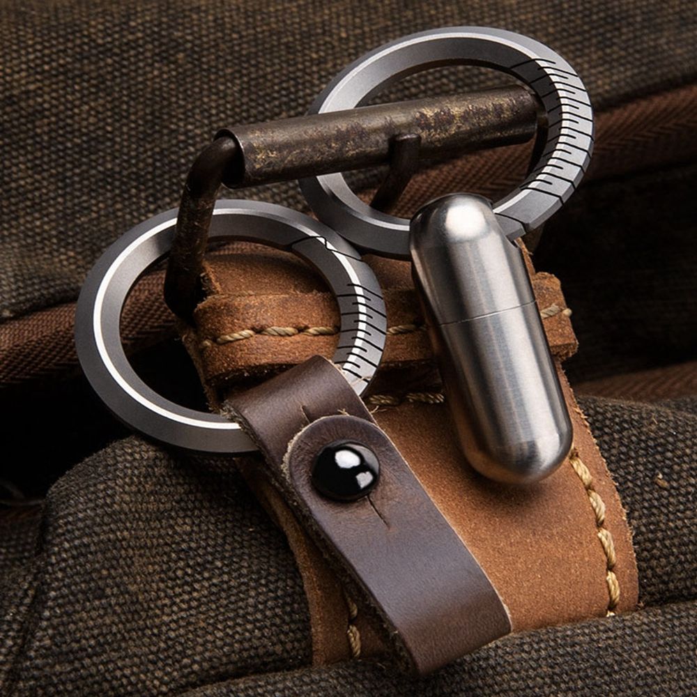 Titanium Alloy Leather Waist B - Edc Concealed Carry Belt avaliação e preço
