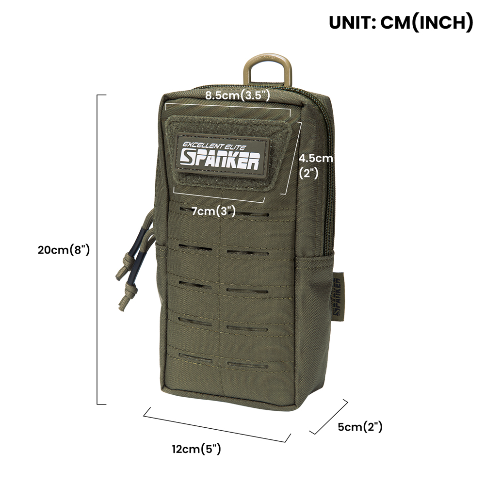 Tactical Molle Waist Bag Outdo - Edc Carry Belt avaliação e preço