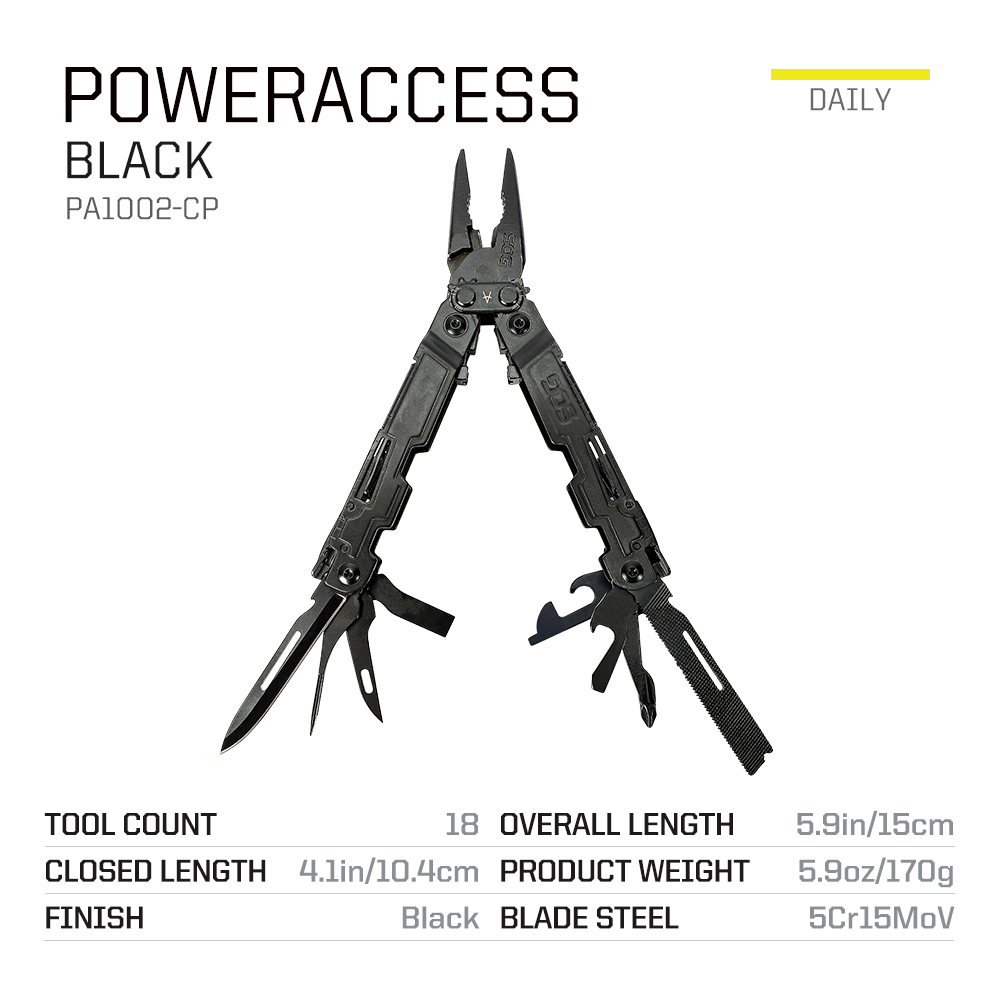 SOG 18 in 1 PowerAccess Compac - Edc Carry Pliers avaliação e preço