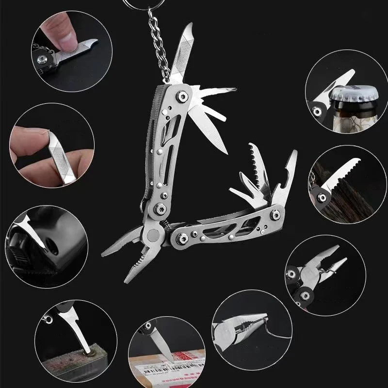 MuqiNush 12 In 1 Mini Keychain - Edc Carry Pliers avaliação e preço