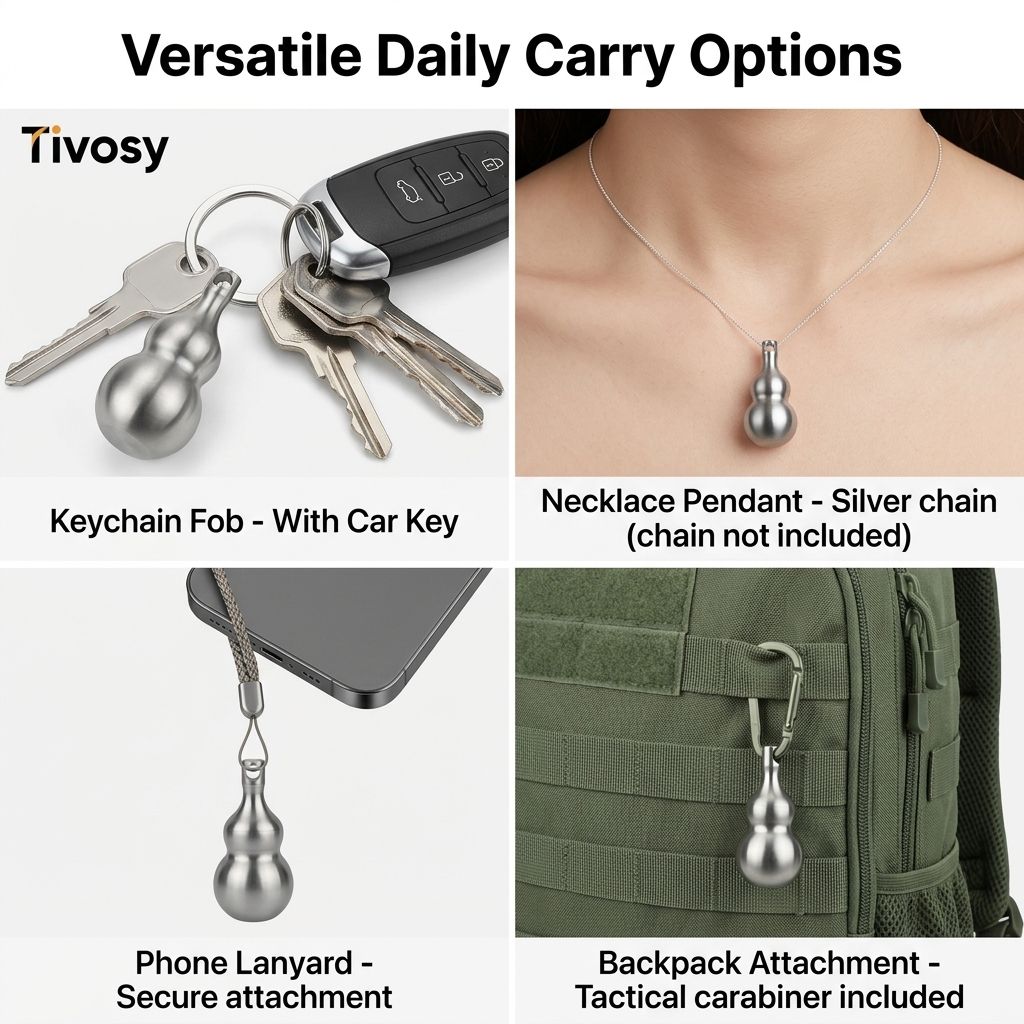 Tivosy Pure Titanium Lucky Gou - Pill Fob Capsule avaliação e preço