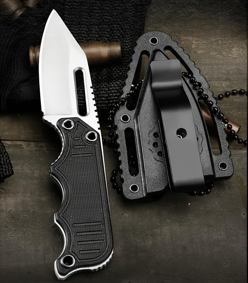 Portable Neck Knife with Kydex - Everyday Carry (Edc) Knife avaliação e preço