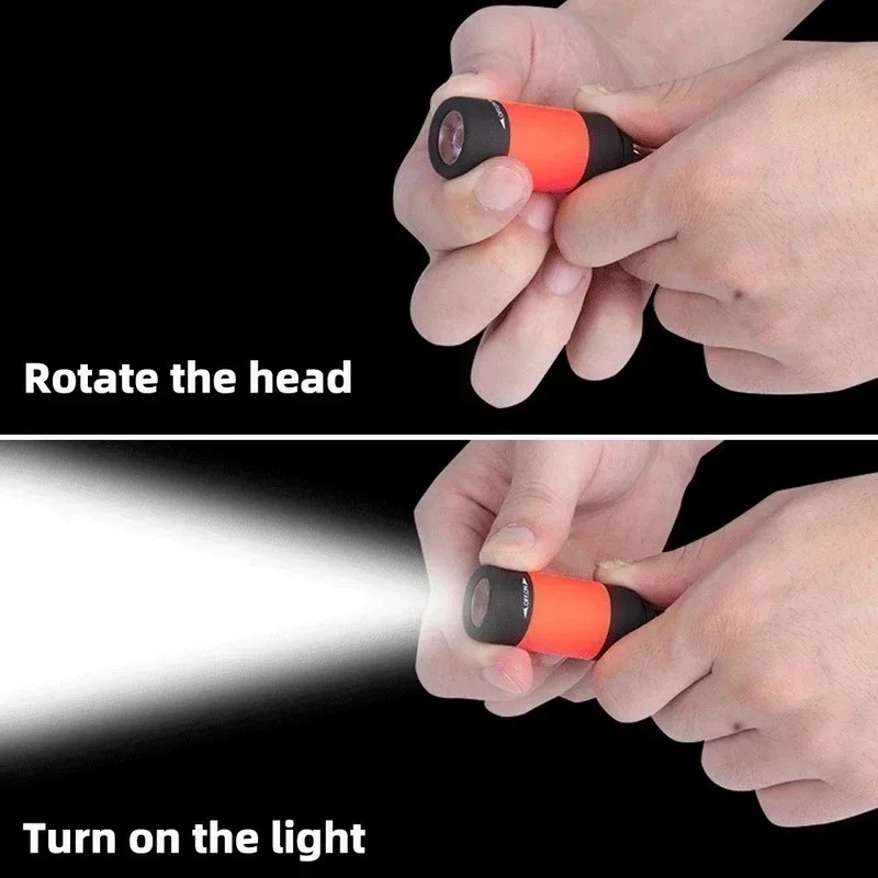 USB Rechargeable LED Multifunc - Keychain Flashlight avaliação e preço