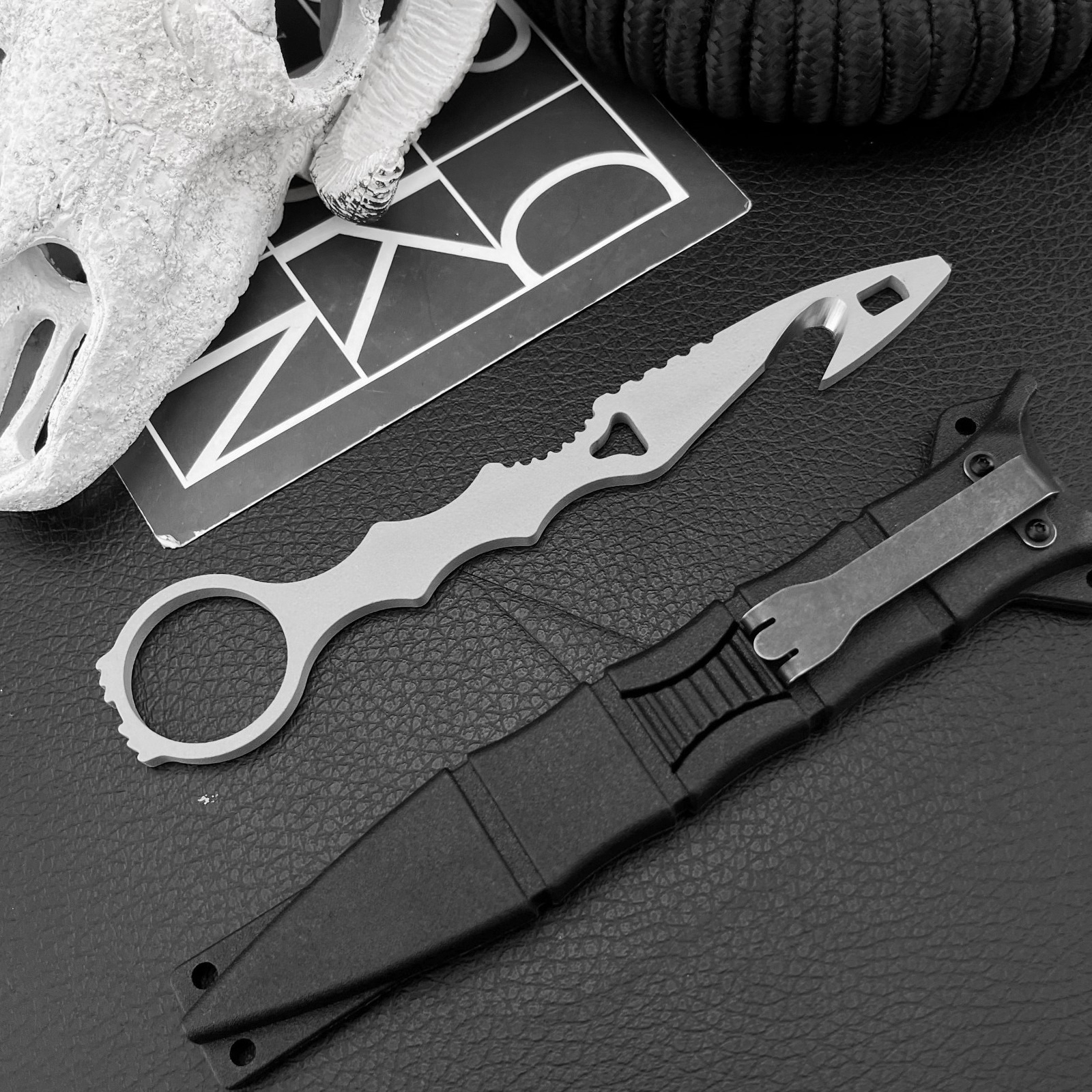 New 179 High Hardness Fixed Bl - Edc Carry Fixed Blade Knife avaliação e preço