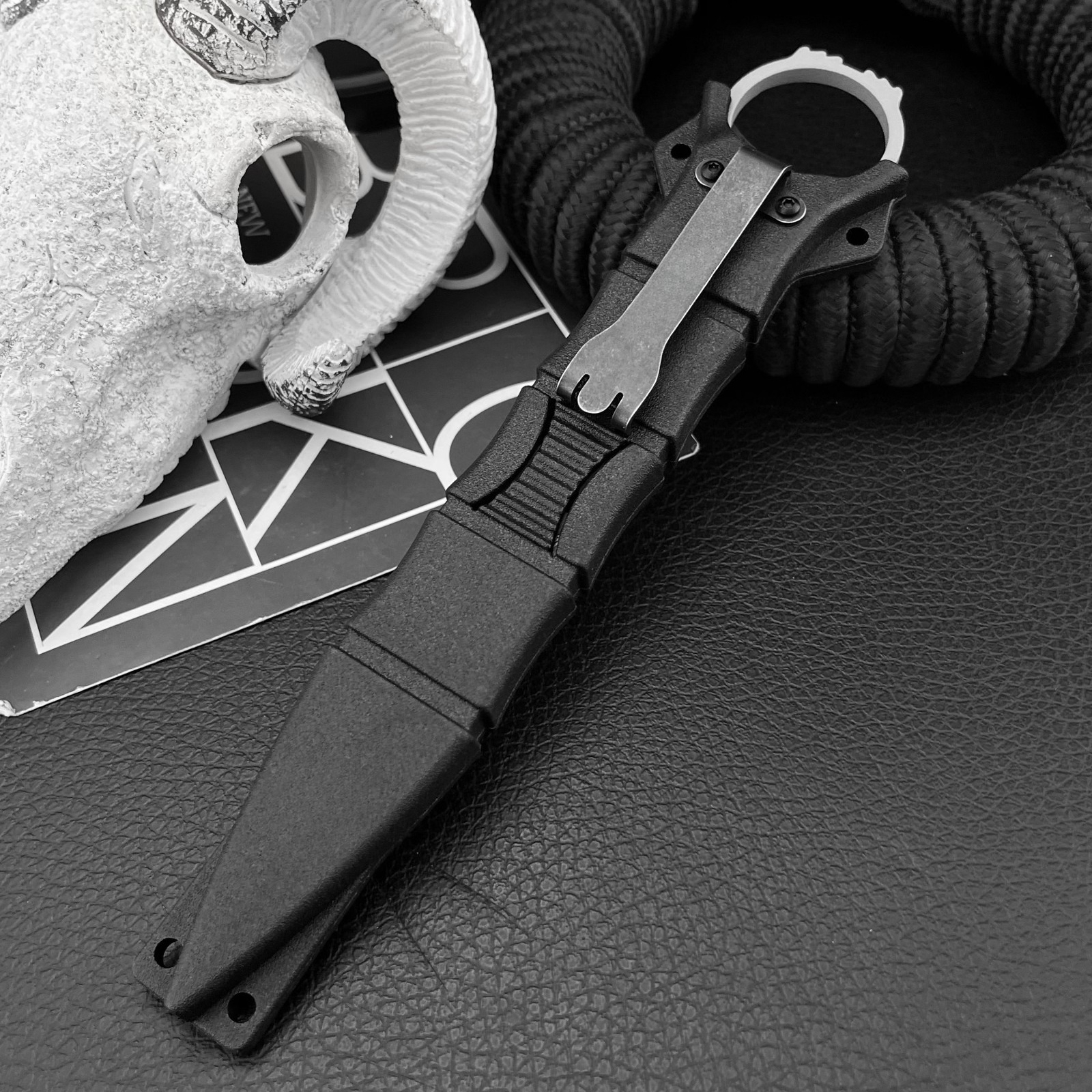 New 179 High Hardness Fixed Bl - Edc Carry Fixed Blade Knife avaliação e preço