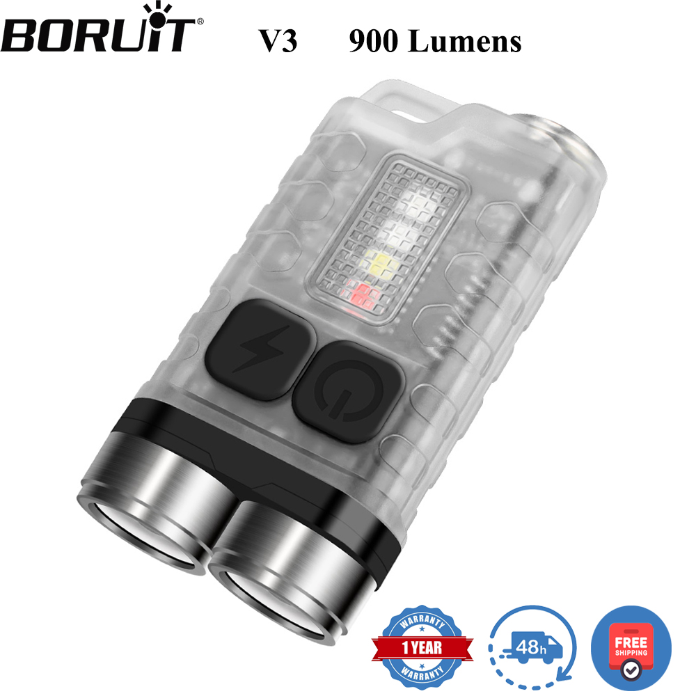 BORUiT V3 LED Keychain Portabl - Keychain Flashlight avaliação e preço