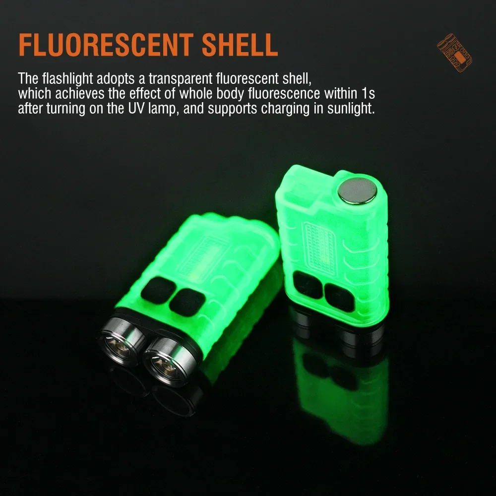 BORUiT V3 LED Keychain Portabl - Keychain Flashlight avaliação e preço