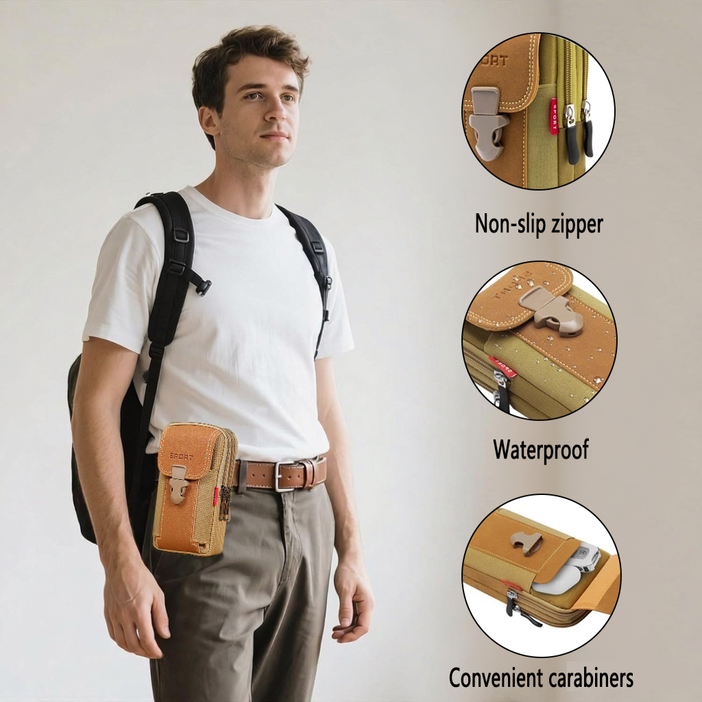 TRALOW Multi Pocket EDC Waist  - Edc Gear Every Day Carry avaliação e preço