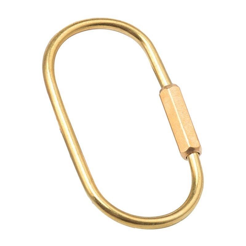 Pure Copper Oval Screw Lock Ke - Edc Car Carry avaliação e preço