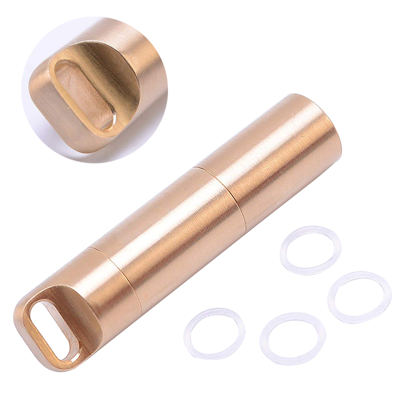 Waterproof Brass Airtight Wate - Pill Fob Capsule avaliação e preço