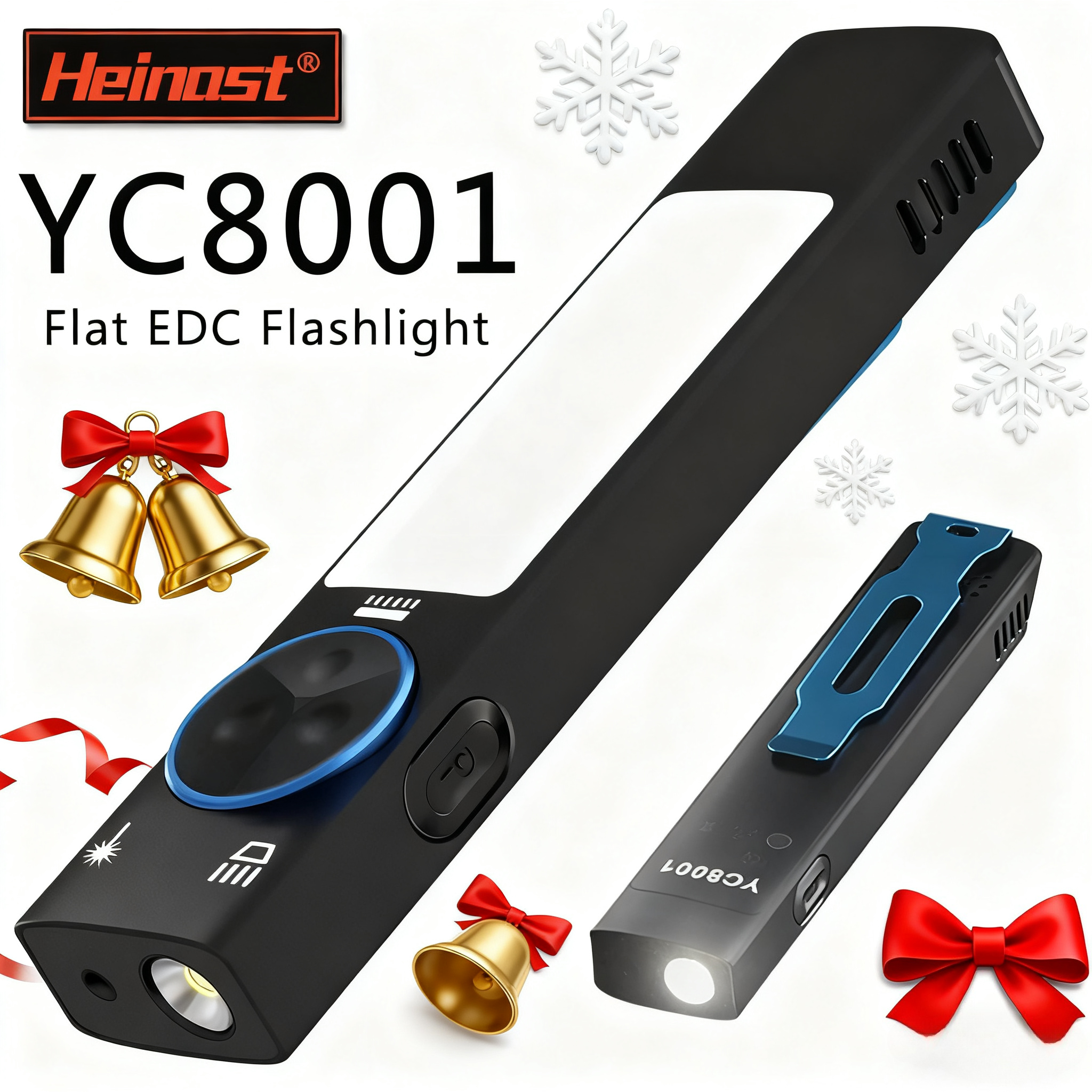 YC8001 1000LM Mini EDC Flashli - Keychain Flashlight avaliação e preço