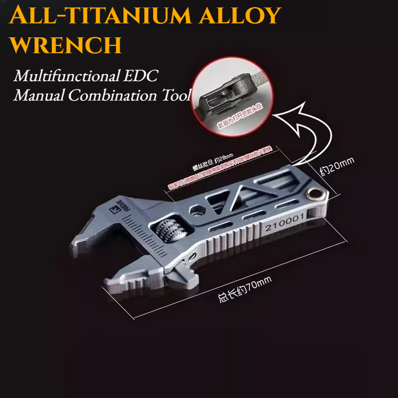 TC4 All-titanium Alloy Wrench  - Edc Carry Pliers avaliação e preço
