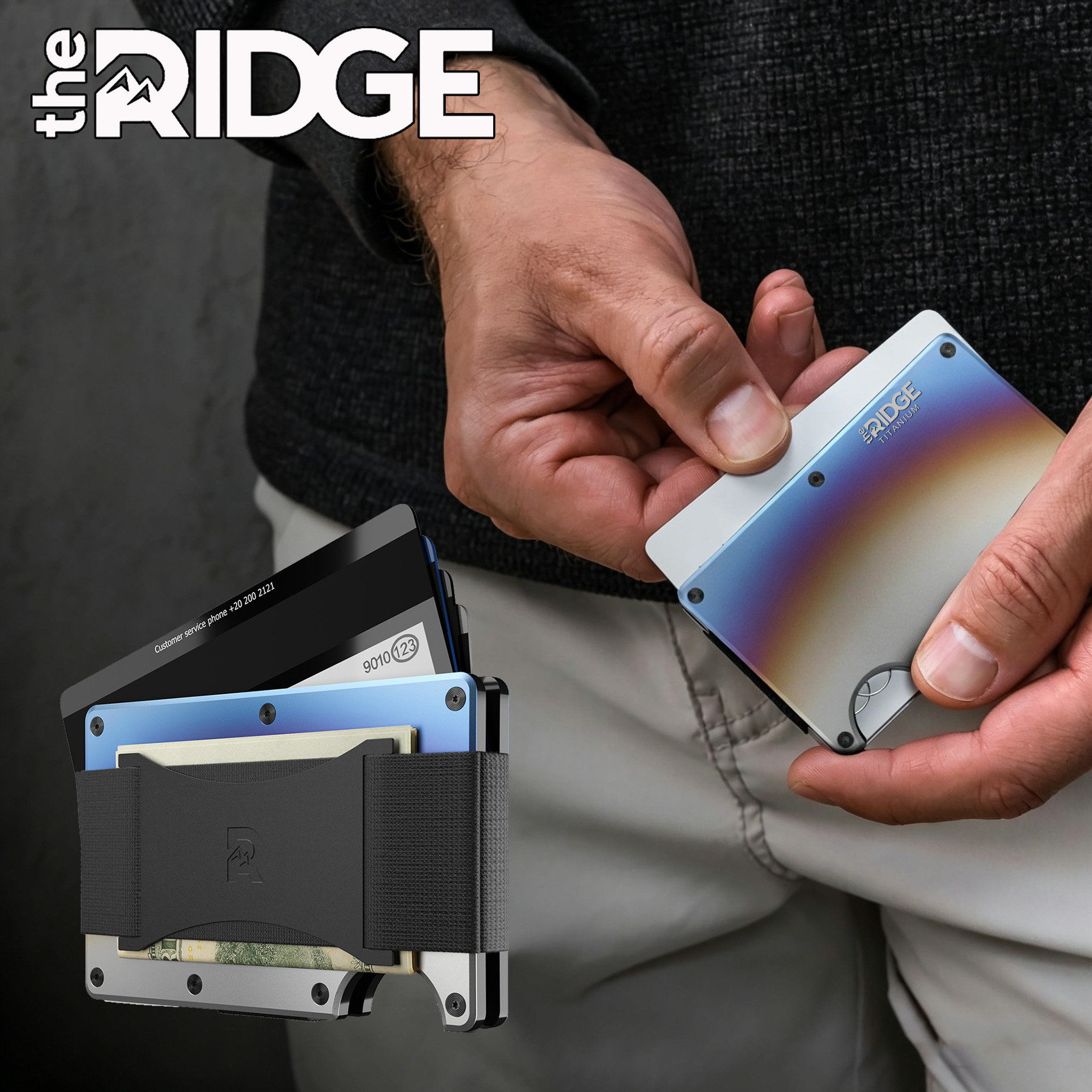 The Ridge Wallet for Men, RFID - Wallet Slim Titanium avaliação e preço