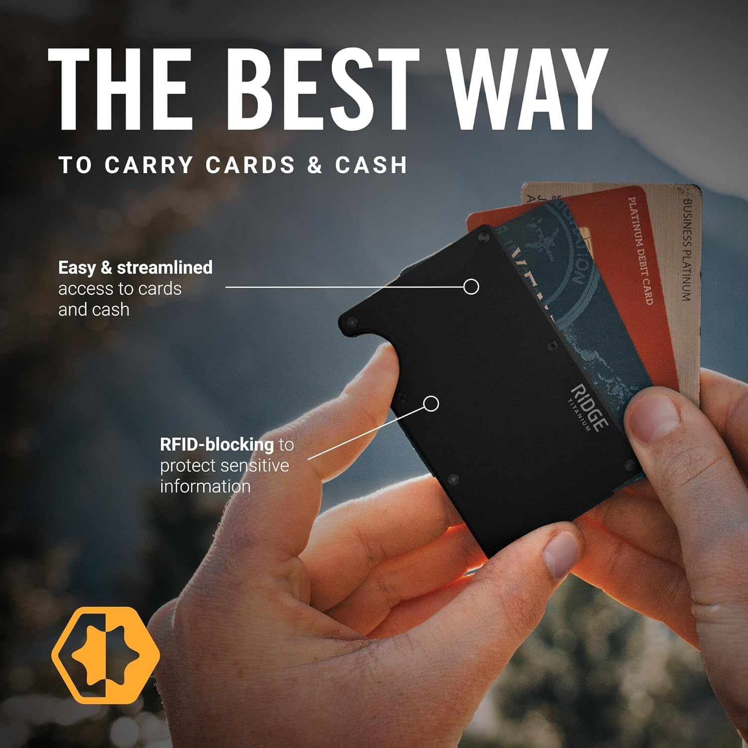 The Ridge Wallet for Men, RFID - Wallet Slim Titanium avaliação e preço