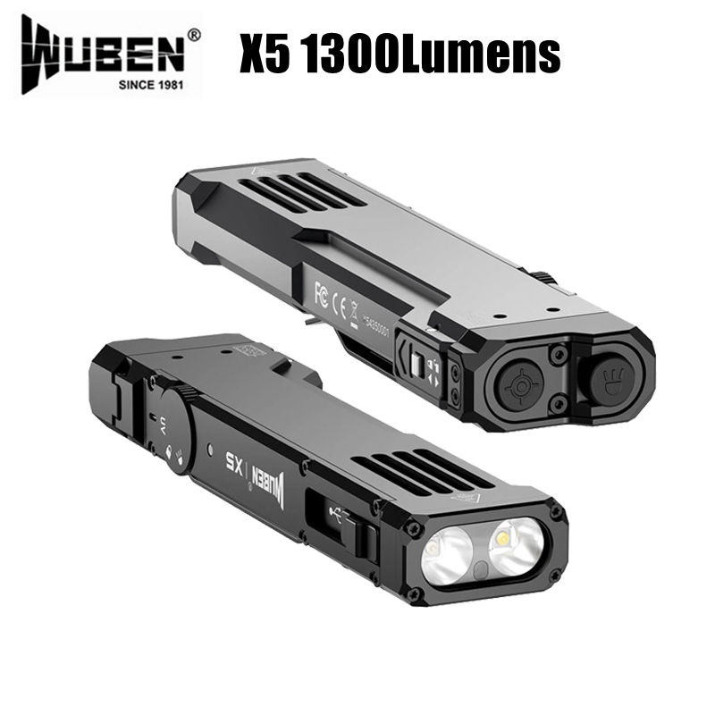 WUBEN X5 Compact EDC Flashligh - Edc Carry Flashlight avaliação e preço