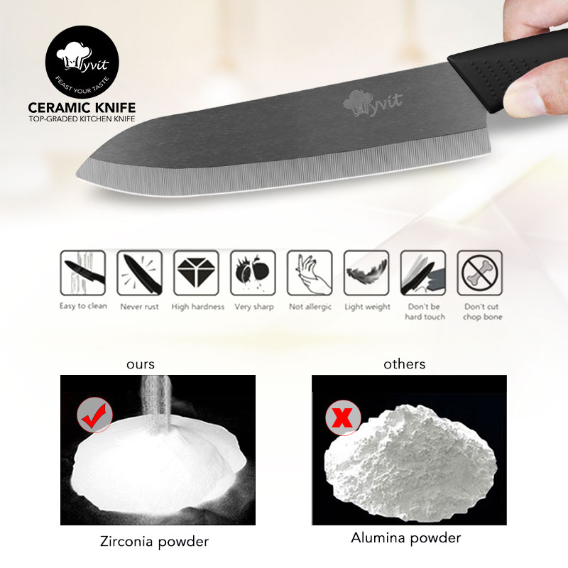 Ceramic Knives Kitchen Knives  - Pocket Knife Ceramic avaliação e preço
