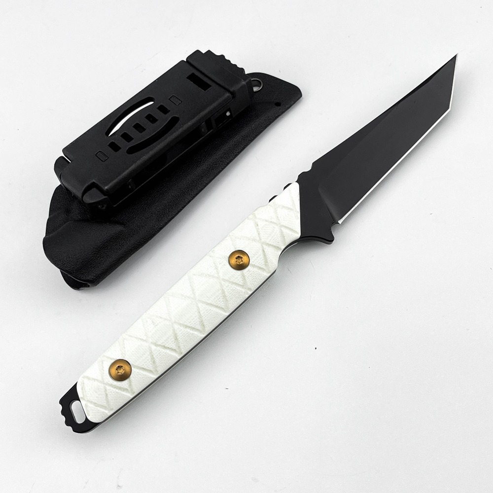 New Fixed Blade Knife White G1 - Edc Carry Fixed Blade Knife avaliação e preço