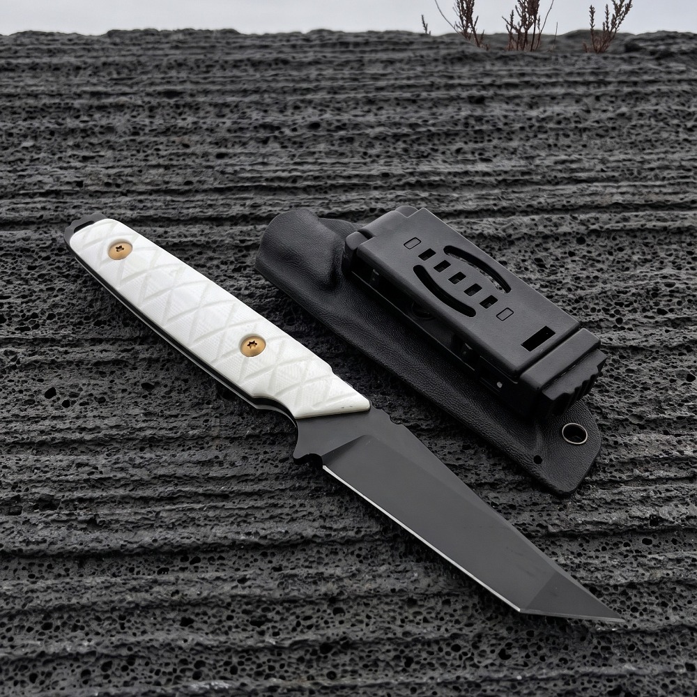 New Fixed Blade Knife White G1 - Edc Carry Fixed Blade Knife avaliação e preço