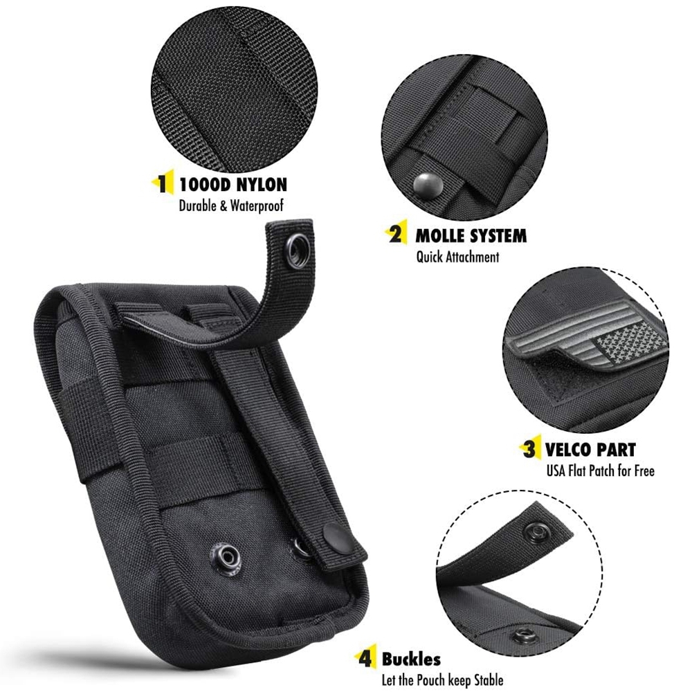 Tactical Phone Pouch Molle,Sma - Edc Concealed Carry Belt avaliação e preço