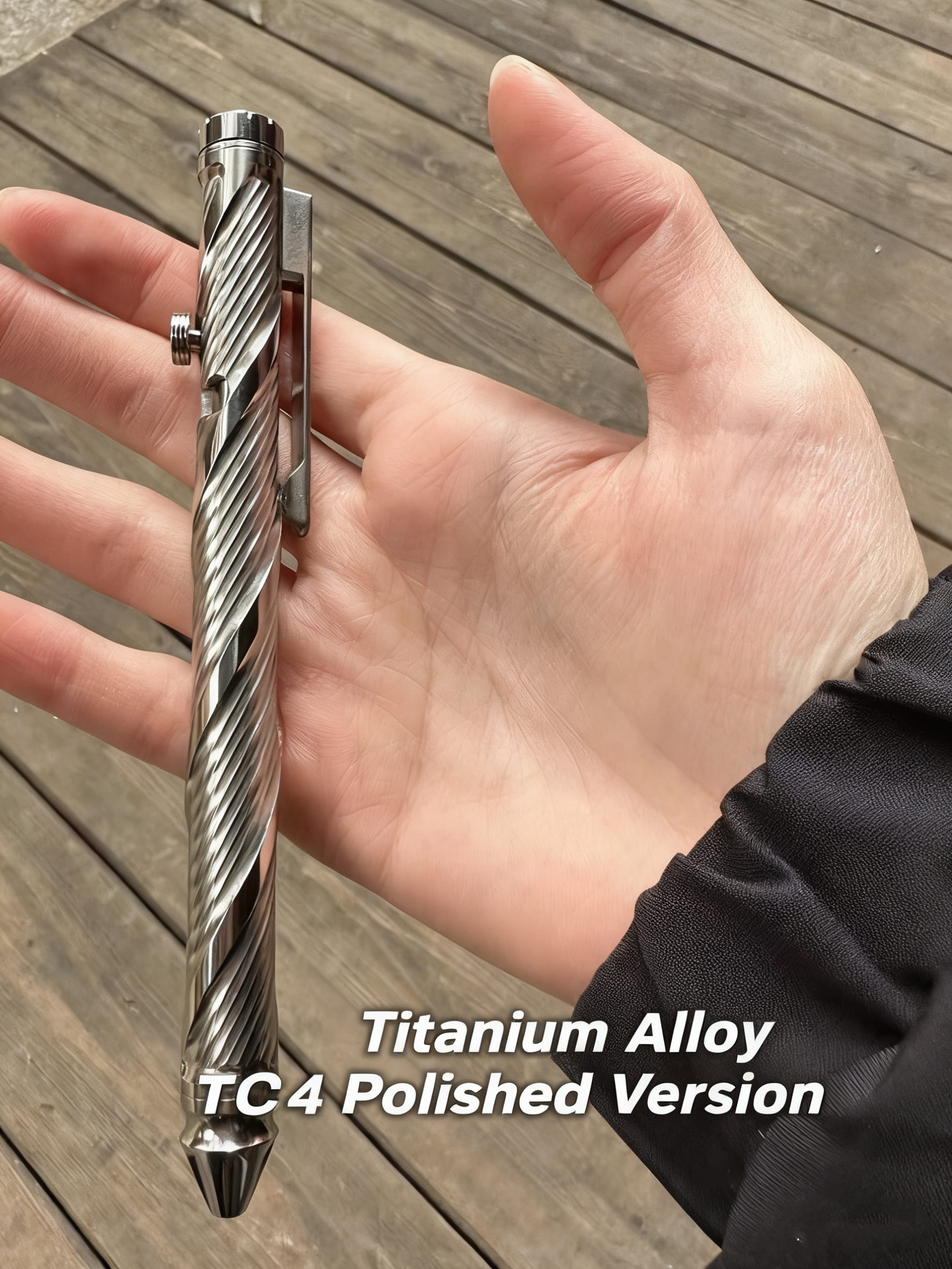 EDC Titanium Pen with Ball Bea - Edc Gear Every Day Carry avaliação e preço