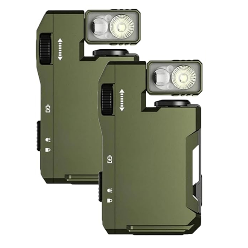 AT51-2Pcs EDC Flashlight With  - Edc Carry Flashlight avaliação e preço