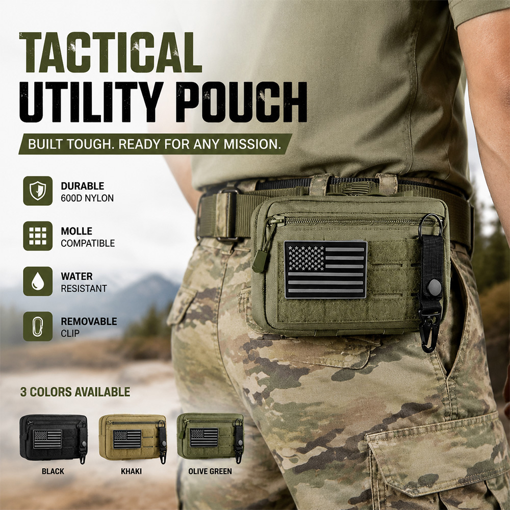 Tactical Molle EDC Pouch Outdo - Edc Carry Pocket avaliação e preço