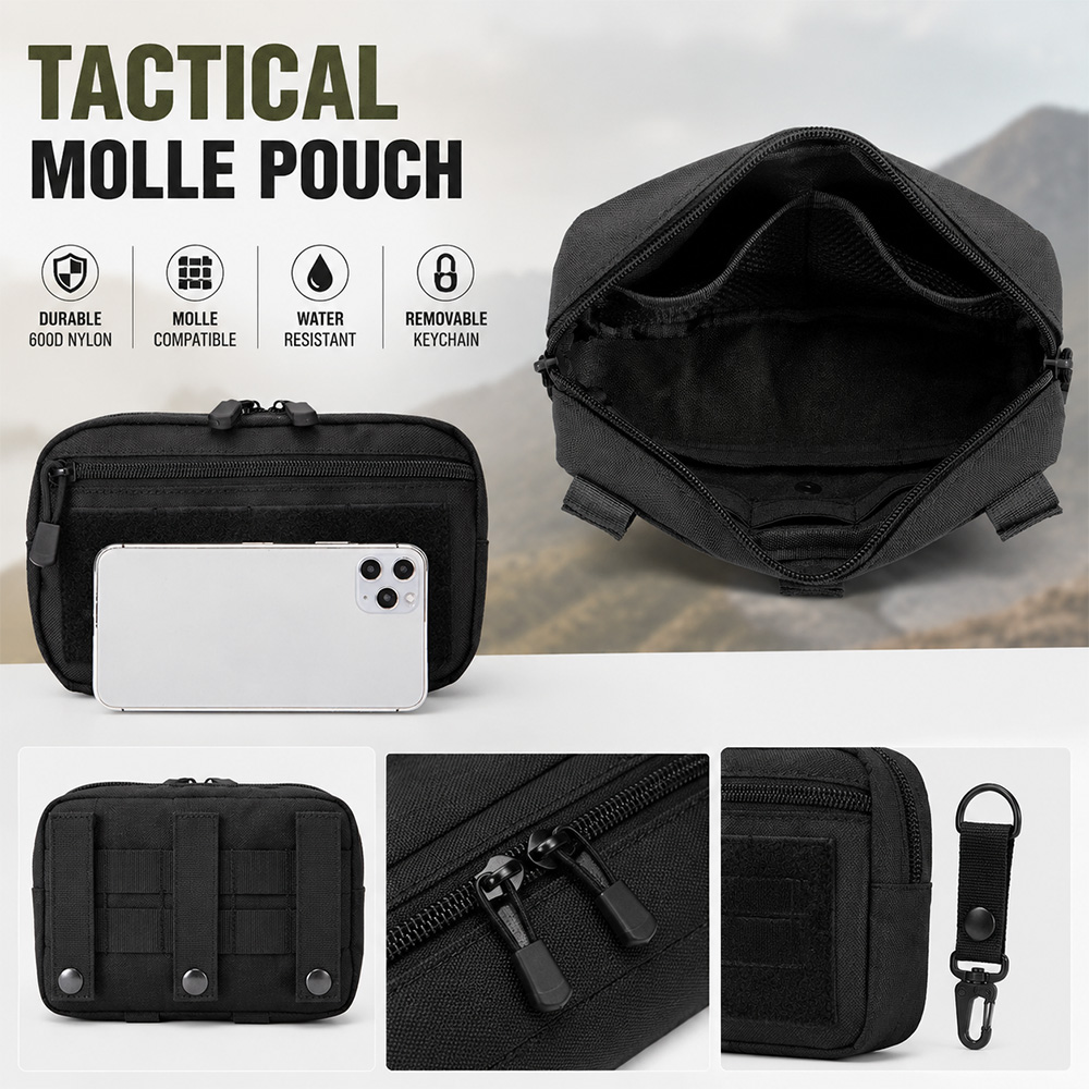 Tactical Molle EDC Pouch Outdo - Edc Carry Pocket avaliação e preço