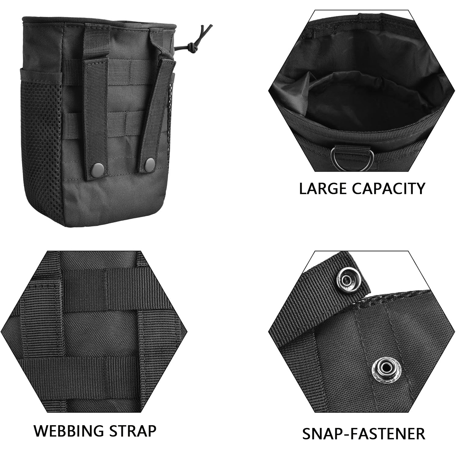 CZHIYAO Durable Molle Dump Pou - Edc Everyday Carry Bag avaliação e preço