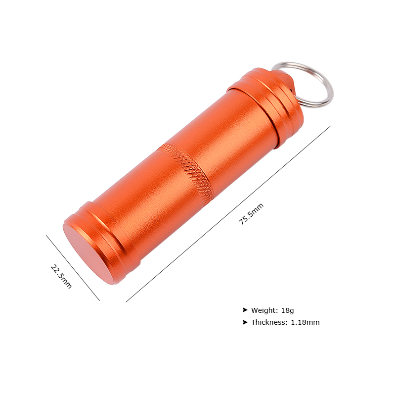 Waterproof Airtight Watertight - Pill Fob Capsule avaliação e preço