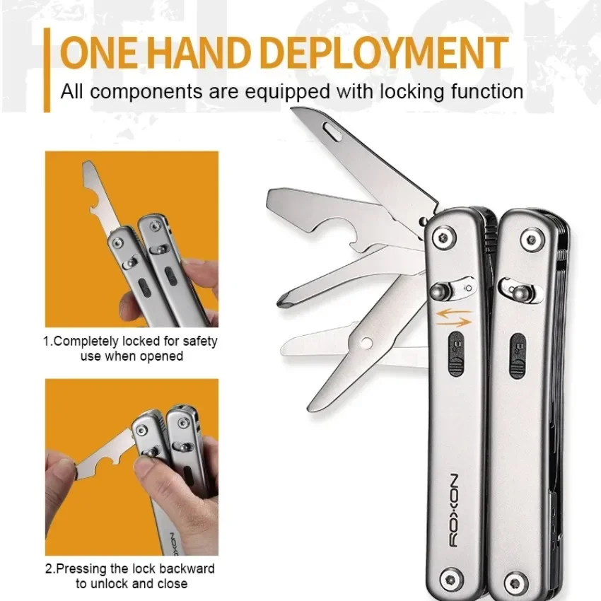 Roxon S804 Flex Multi Tool Ope - Edc Carry Pliers avaliação e preço
