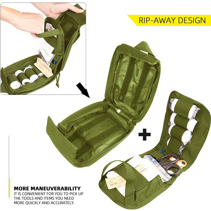Tactical Molle First Aid Kit M - Edc Carry Pocket avaliação e preço