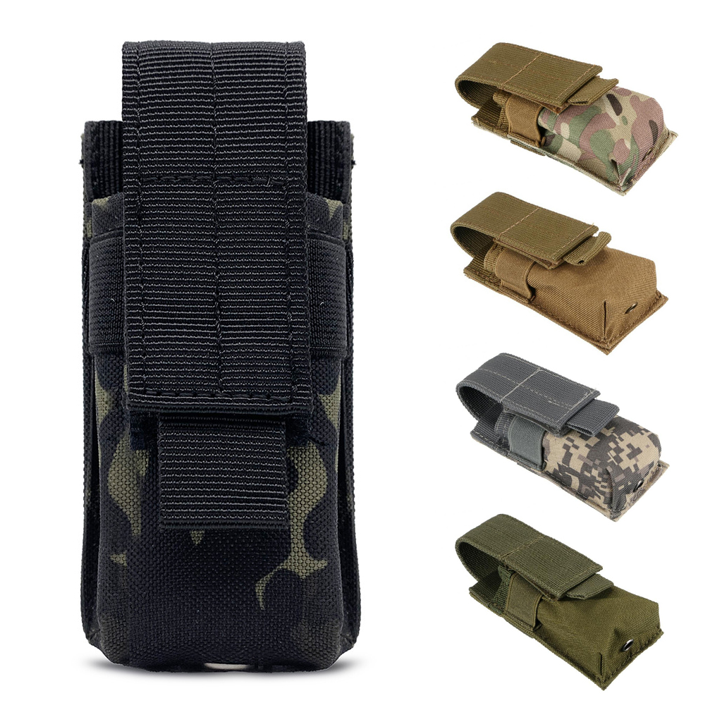 Tactical Molle Flashlight Pouc - Edc Carry Flashlight avaliação e preço