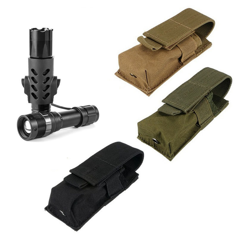 Tactical Molle Flashlight Pouc - Edc Carry Flashlight avaliação e preço