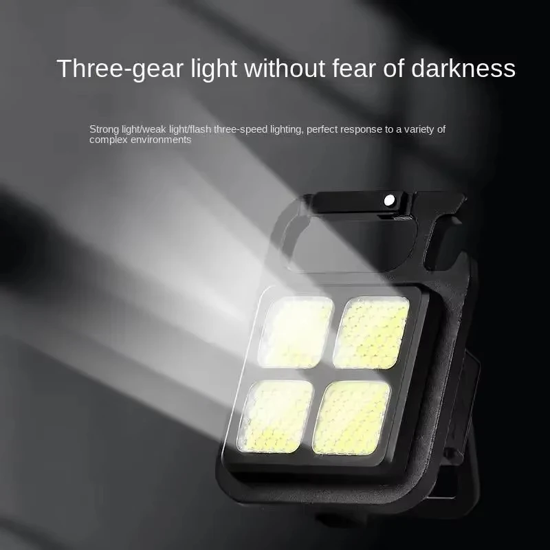 4 Lamp Beads Outdoor Strong Li - Keychain Flashlight avaliação e preço