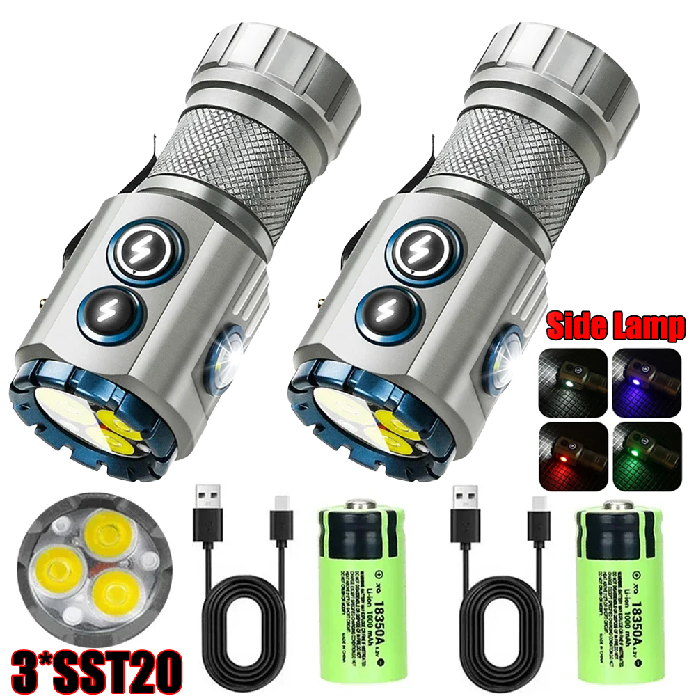 Powerful 2000LM EDC Flashlight - Edc Carry Flashlight avaliação e preço