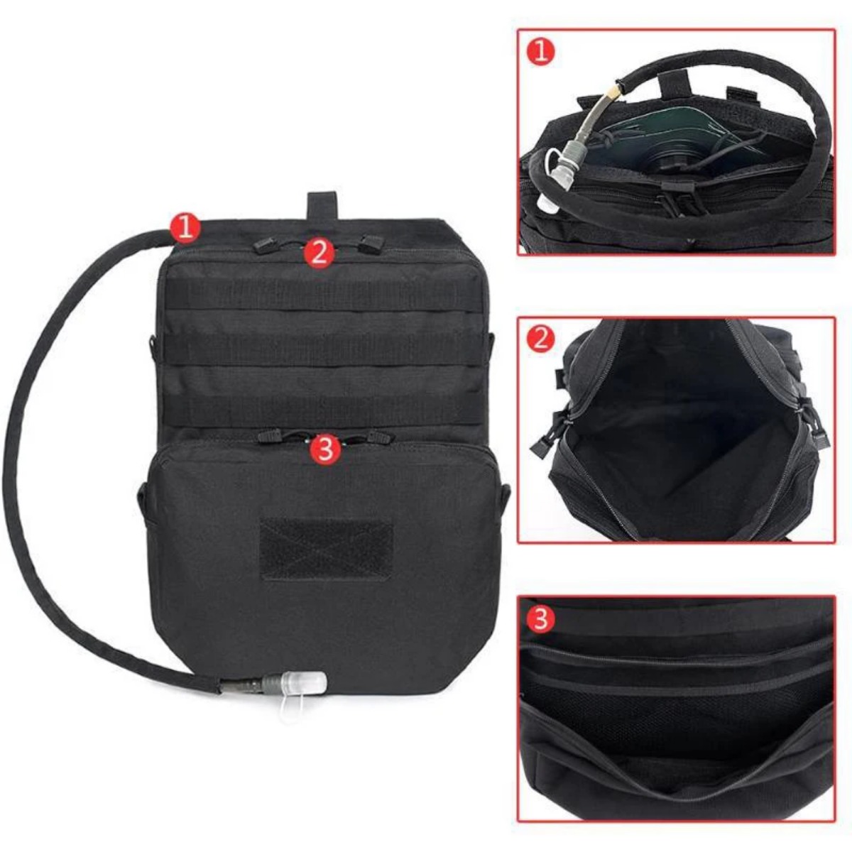 Outdoor Molle Bag Camping Hydr - Edc Carry Belt avaliação e preço