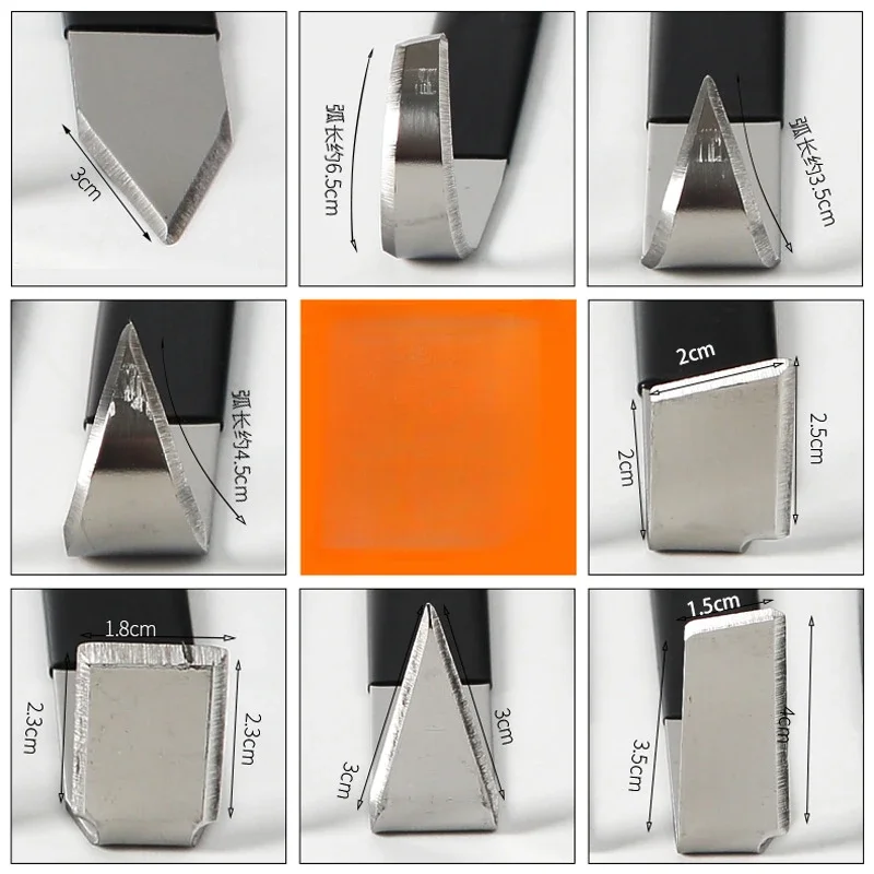 New 8 Pack Metal Clay Carving  - Pocket Knife Ceramic avaliação e preço