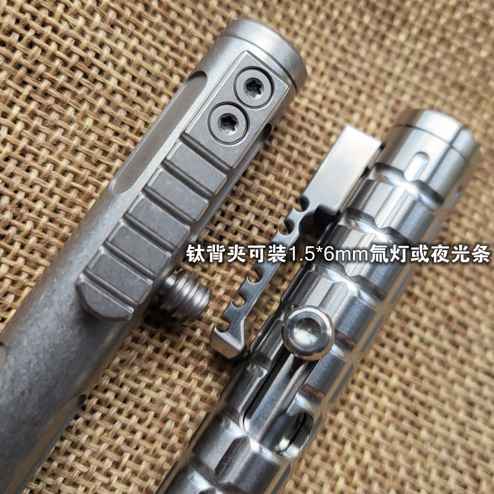 1 Piece Titanium Alloy Bolt Pe - Edc Carry Piece avaliação e preço