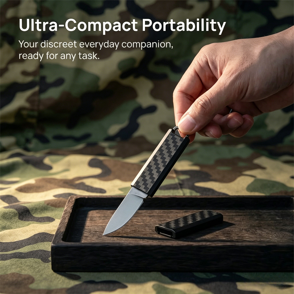 Easy-Carry Mini 2425 Fixed Bla - Edc Carry Fixed Blade Knife avaliação e preço