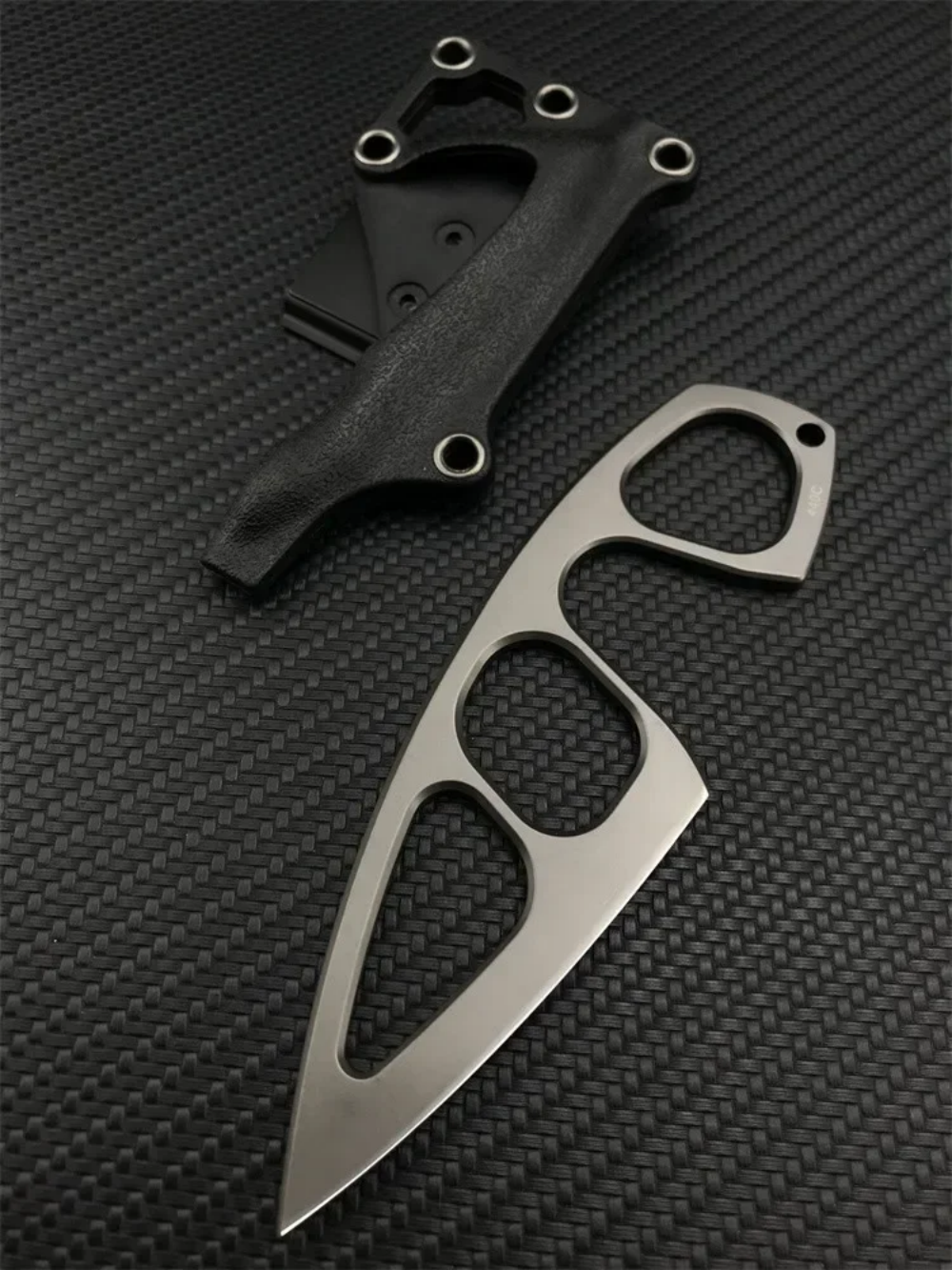 High Hardness Neck Knife 440C  - Edc Fixed Blade Deep Carry avaliação e preço