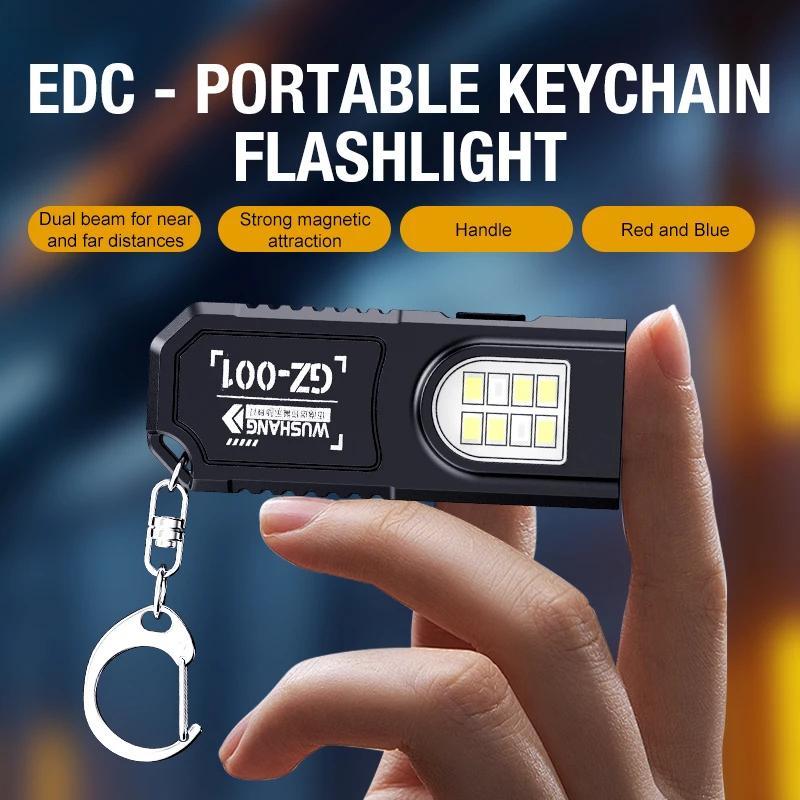 Portable Waist Hanging Keychai - Keychain Flashlight avaliação e preço