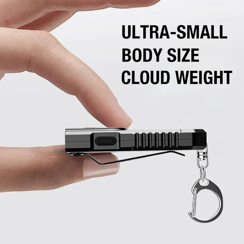 Portable Waist Hanging Keychai - Keychain Flashlight avaliação e preço