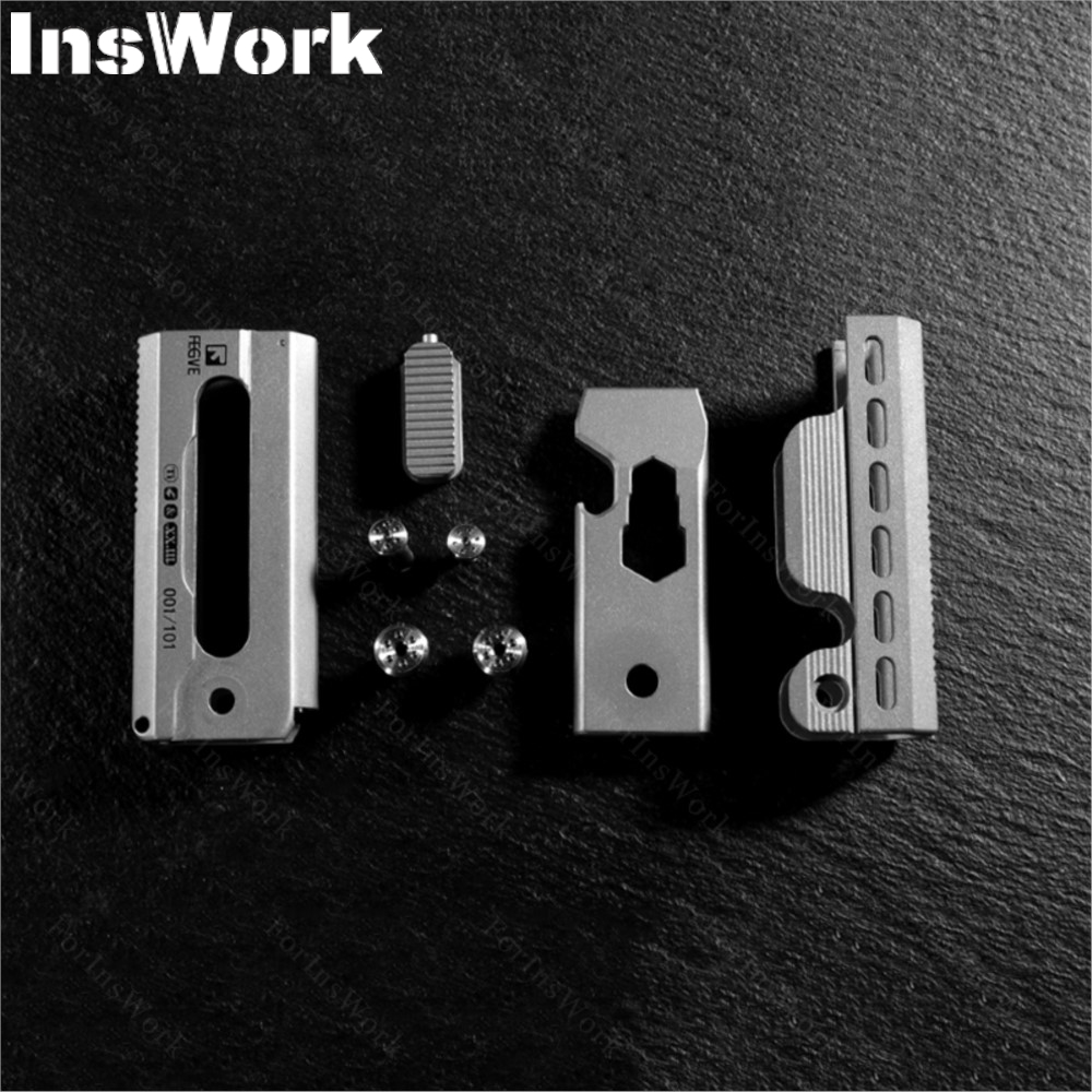 FEGVE Titanium Alloy Edc Pry B - Edc Carry Piece avaliação e preço