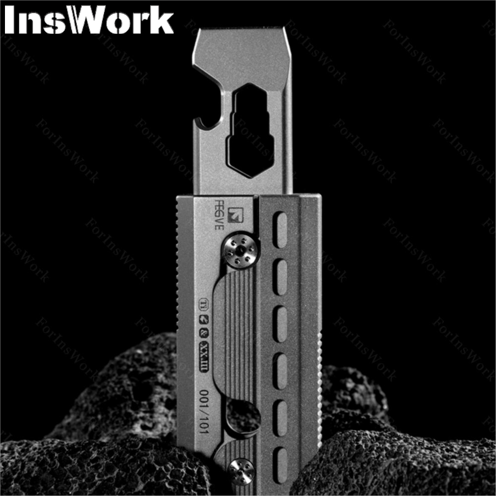 FEGVE Titanium Alloy Edc Pry B - Edc Carry Piece avaliação e preço