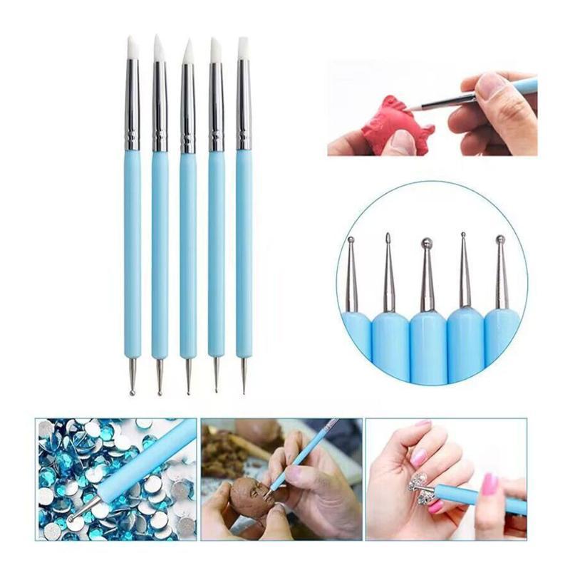New 5Pcs Double Head Silicone  - Pocket Knife Ceramic avaliação e preço