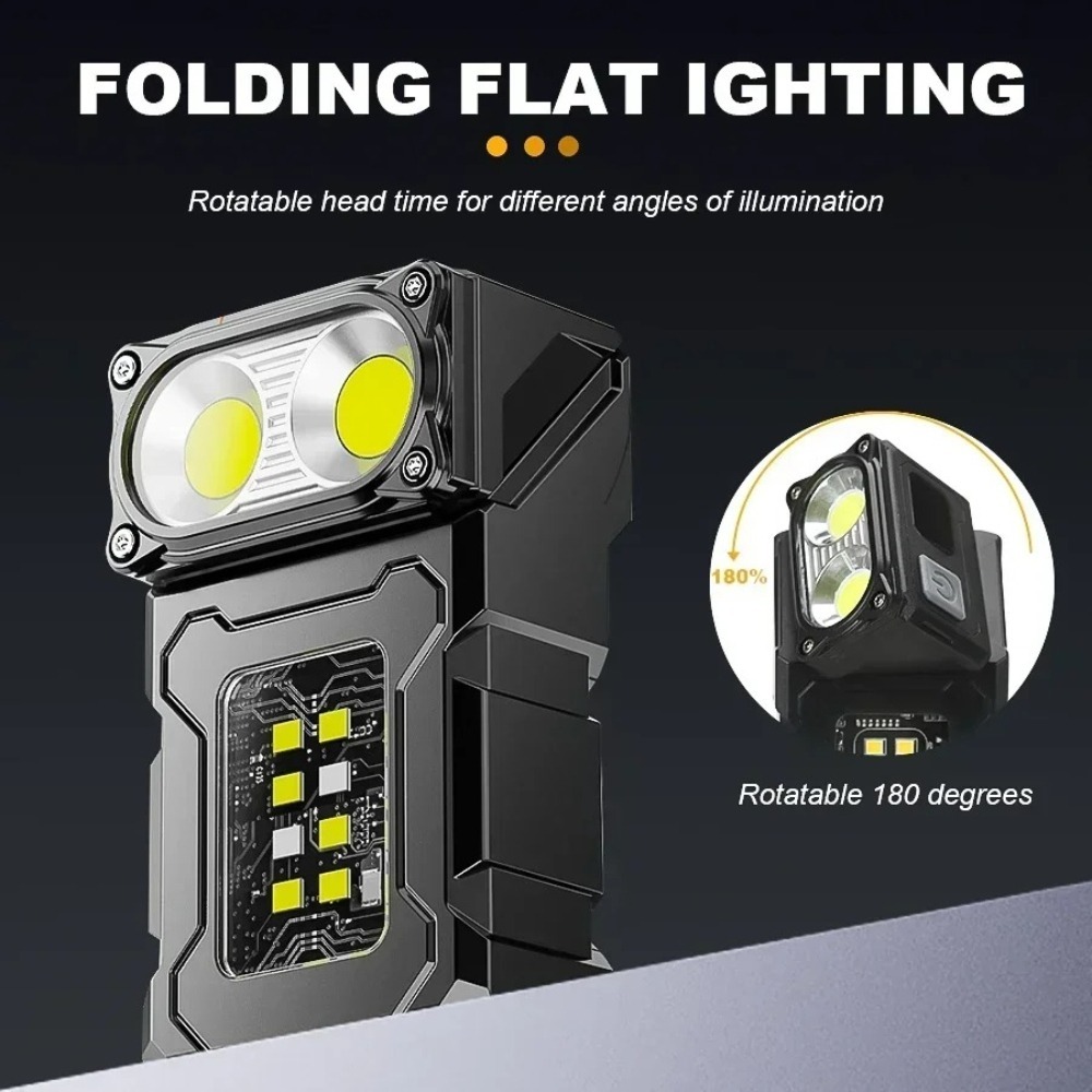 Rechargeable Mini LED Flashlig - Keychain Flashlight avaliação e preço